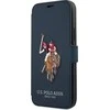 Us Polo Assn US Polo USFLBKP12MPUGFLNV Apple iPhone 12/12 Pro 6,1" dėklas telefonui mėlynos spalvos book Polo Embroidery Collection