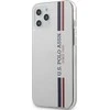 Us Polo Assn US Polo USHCP12LPCUSSWH Apple iPhone 12 Pro Max 6,7" dėklas telefonui baltos spalvos Tricolor Collection