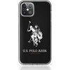 Us Polo Assn US Polo USHCP12LTPUHRBK Apple iPhone 12 Pro Max 6,7" dėklas telefonui juodos spalvos Shiny Big Logo