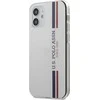 Us Polo Assn US Polo USHCP12SPCUSSWH Apple iPhone 12 mini 5,4" telefono dėklas baltos spalvos Tricolor Collection