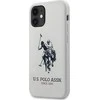 Us Polo Assn US Polo USHCP12SSLHRWH Apple iPhone 12 mini 5,4" telefono dėklas baltos spalvos solikoninis Collection