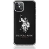 Us Polo Assn US Polo USHCP12STPUHRBK Apple iPhone 12 mini 5,4" telefono dėklas juodos spalvos Shiny Big Logo