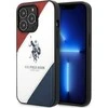 Us Polo Assn US Polo USHCP14LPSO3 Apple iPhone 14 Pro 6.1" dėklas telefonui baltos spalvos Tricolor Embossed