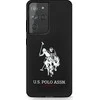 Us Polo Assn US Polo USHCS21LSLHRBK S21 Ultra G998 dėklas telefonui juodos spalvos silikoninis Logo