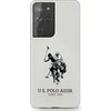 Dėklas Us Polo Assn US Polo USHCS21LSLHRWH S21 Ultra G998 baltos spalvos Silicone Logo