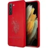 Us Polo Assn US Polo USHCS21MSLHRTRE S21 Plus G996 dėklas telefonui raudonos spalvos silikoninis On Tone