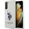Dėklas Us Polo Assn US Polo USHCS21SSLHRWH S21 G991 baltos spalvos Silicone Logo