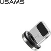 USAMS Adapteris magnetyczny lightning bulk sidabro spalvos SJ157USBTA (US-SJ157)