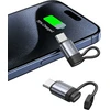 USAMS Adapteris AU17 Lightning – USB-C 30W aliuminio SJ677LN01 (US-SJ677)
