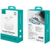 USAMS E05 TWS ausinės Bluetooth 6.0 belaidės baltos spalvos