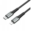 BWOO Pintas laidas USB-C – Lightning 3m 30W juodas