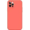 Dėklas USAMS CASE US-BH730 MAGNETIC MAGSAFE LIQUID SILICONE IPHONE 12 / 12 PRO Oranžinis