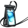 USAMS Atsparus vandeniui Dėklas Double 6.7″IP68 juodos spalvos FSD1401 (YD014)