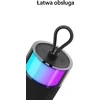 USAMS Bluetooth kolonėlė 5.3 YIN Series/juodos spalvos YX12YX01 (US-YX012)