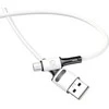 USAMS kabelis U52 microUSB 2A greito įkrovimo 1m baltos spalvos SJ435USB01 (US-SJ435)