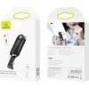 USAMS ADAPTER AU10 2W1 2X LIGTNING LED Juodas