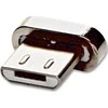 USB końcówka, (2.0), microUSB (M) - połączenie magnetyczne, sidabrinė, redukcja do kabla magnetycznego, EOL