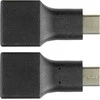 Adapteris USB Alcasa AD301 USB-A - USB-C Juodas (USB-AD301)