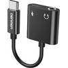 LP Adapteris przejściówka USB typu C -> Jack + USB typu C (ładowanie)