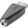 USB adapteris Goobay USB - Jack 3.5mm Juodas (93982)