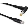 Kabelis USB MicroConnect USB-C - DC 5.5 x 2.5 mm 1.2 m Juodas (USBC-DC-5A-15V)