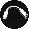 Oem Adapteris AUX Lightning (vyriškas) prie lizdo 3,5 mm (moteris) BOX baltas