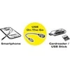 USB adapteris Roline ROLINE USB 2.0 Kabelis, USB 2.0 Micro B tipo BU, OTG 0,15 m (11.02.8311)