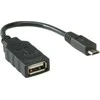 USB adapteris Roline ROLINE USB 2.0 Kabelis, USB 2.0 Micro B tipo BU, OTG 0,15 m (11.02.8311)