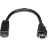 USB adapteris StarTech microUSB - Juodas miniUSB (USBMUSPF6)