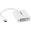 USB adapteris StarTech USB-C – DVI Baltas (CDP2DVIW)
