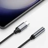 Adapteris ausinėms USB-C – minijack 3,5mm Tech-Protect Ultraboost juodos spalvos