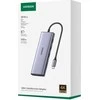Adapteris 10w1 UGREEN Revodok CM498 Hub USB iki 3x USB-A 3.0, HDMI, VGA, RJ45, SD/TF, AUX3.5mm, PD keitiklis