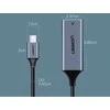 UGREEN adapteris su USB-C - RJ45 jungtimis, Gigabit Ethernet (pilkas)