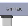 Unitek Adapteris USB-C į USB-C kampinis plokščias 40Gbps