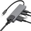 HUB USB Vega ECOBOX* ADAPTERIS TYP-C SKIRSTYTUVAS HDMI + TYP-C + USB + RJ45 DEX