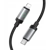 USB C - Lightning kabelis Hoco PD 27W 1 m X117 juodas