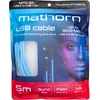 USB C2G kabelis Mathorn MTC-511 foto kabelis 5m 10Gbps 60W USB C-C90 ArcticBlue
