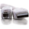USB C2G kabelis USB-A – USB-B 3 m baltas (81562)