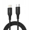 USB C - Lightning kabelis Forcell F-Energy PD 3A 27W silikoninis 1 m C346 juodas