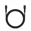 USB C - Lightning kabelis Forcell F-Energy PD 3A 27W silikoninis 1 m C346 juodas