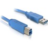 Delock kabelis USB 3.0 tipo A kištukas > USB 3.0 tipo B kištukas 3 m mėlynas