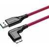Kabelis USB Ednet USB-A - micro-B 2 m Rožinė (MTC-221M)