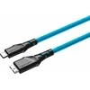 USB kabelis Ednet USB-C - microUSB 2 m mėlynas (MTC-230)