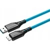USB kabelis Ednet USB-A - micro-B 5 m mėlynas (MTC-520)