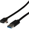 Efb Elektronik EFB USB kabelis USB-A - USB-C 0,5 m juodas (EBUSBC-USBC5GAK.0,5)