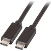 Kabelis USB EFB USB-C - USB-C 1 m Juodas (K5283-5ASW.1)