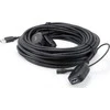 USB kabelis Equip USB-A - USB-A 10 m Juodas (133347)