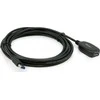 USB kabelis Equip USB-A - USB-A 5 m Juodas (133346)