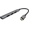 I-TEC USB-C metalinis HUB 1x USB 3.0 3x USB 2.0 be maitinimo adapterio