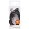 USB kabelis 2GO USB-A - USB-C 1 m Juodas (795782)